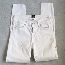 JB Just Black Sz 25 Womens White Jeans Style M# BP982WHT Made in USA