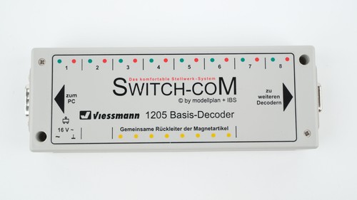 Decodificador base Viessmann 1205 SWITCH-coM (sin embalaje original) | Zustand: Gebraucht