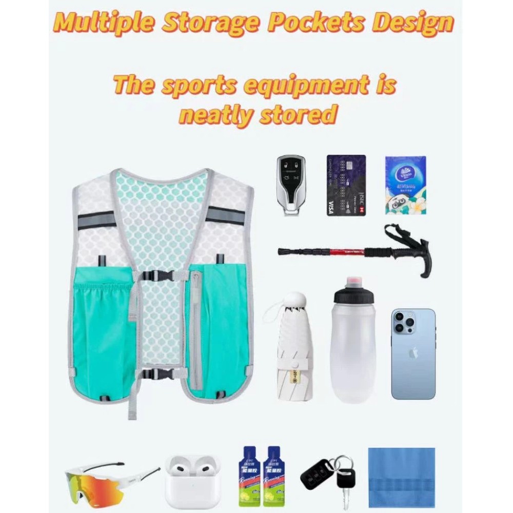 Lightweight Outdoor Hiking Backpack, Climbing Cycling Vest Bag for Men