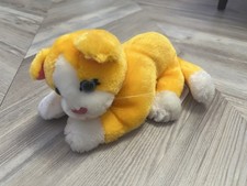 Lisa Frank Yellow Cat Authentic 1995 Stuffed Animal Vintage Plush
