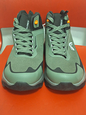 CRIVIT Men's Waterproof Hiking Boots Green/Black/Gray US 11 Medium