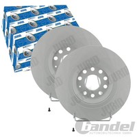 2X Jurid Bremsscheiben Hinten 310Mm BelÜFtet Passend FÜR Audi A3 Q2 Q3 TT Cupra