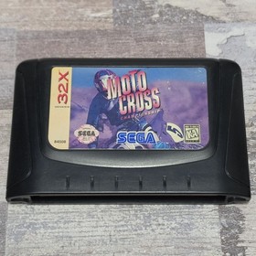 Moto Cross Championship Sega 32x - Game And Manual - Authentic Tested Working 