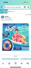 H20 Go! Candy Delight Lounge Bestway Pool Float  New 