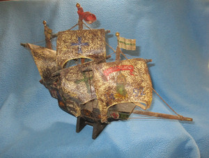 1955 Replica Of The "Santa Maria" of Christopher Columbus' Fleet to New World