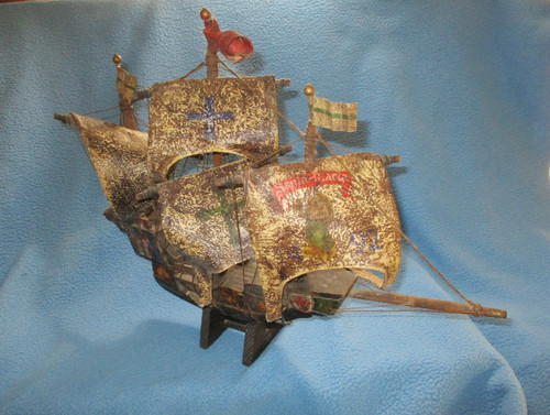 1955 Replica Of The "Santa Maria" of Christopher Columbus' Fleet to New World
