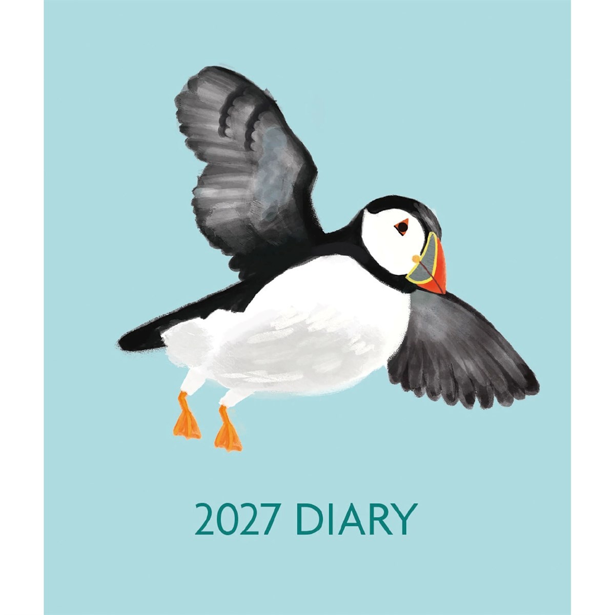 Puffin Square Pocket Diary 2027, General Diaries, Week To View, Animals, Gift