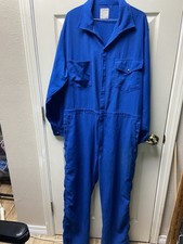 Vintage USA Nomex Workrite Flame Acid Resistant Jumpsuit Coveralls Sz 46L