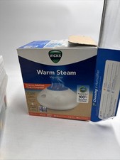 NEW Vicks Warm Steam Vaporizer Temporary Relief Cough Congestion Filter Free