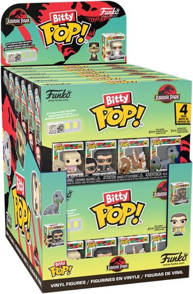 Gadget - Jurassic Park: Funko Pop! Bitty Pop - Triceratops (4 Pack) -D- Funko-image