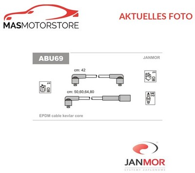 ZÜNDLEITUNGSSATZ ZÜNDKABEL JANMOR ABU69 P NEU OE QUALITÄT
