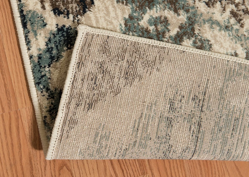 2x3 United Weavers Blue Nature Print Door Mat 3001-00260 - Aprx 1' 10" x 3' - Image 2 of 3