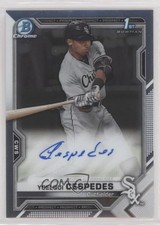2021 Bowman Chrome Prospects Auto Yoelqui Cespedes #CPA-YC Auto 8d4