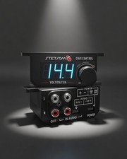 Stetsom 4in1 Universal Bass Knob with Voltmeter/High to RCA input converter