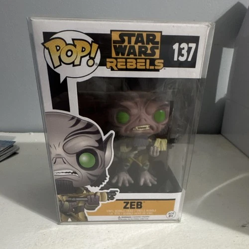 Zeb #137 Funko Pop Star Wars Rebels - Vinyl Bobblehead Figure Box