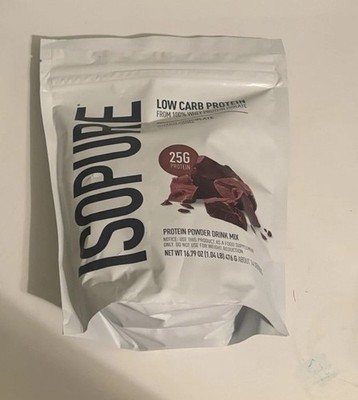 Isopure Low Carb Protein Powder - 1 lb - Dutch Chocolate - Exp 05/22/2027