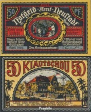 Banknoten Neustadt 1922 Notgeld: 961.2 Bild 2 Kiautschou gebraucht (III) 50 Pfen