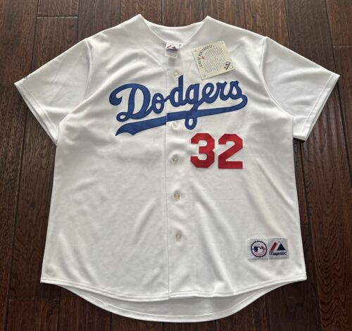 Vintage Majestic New With Tags Sandy Koufax Los Angeles Dodgers Jersey XLarge - Picture 1 of 8