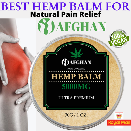 Hemp Oil Cream Balm Muscle Joint Knee Back Neck Wrist Natural Pain