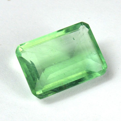 25 Karat Feinste Qualität Natürliches Grün Fluorit Smaragd Schliff Form Lose - Bild 2 von 4