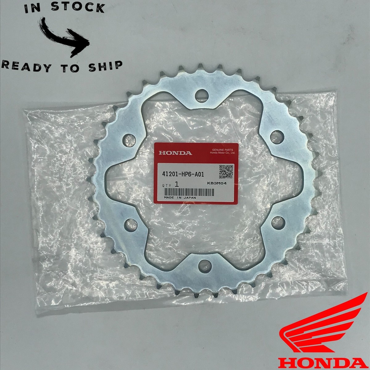 け〜 Genuine OEM Honda Rear Sprocket 41201-HP6-A01 | eBay