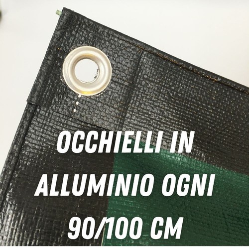 Telo occhiellato impermeabile 4x4 Telone copritutto pesante bianco trasparente - Foto 28 di 33