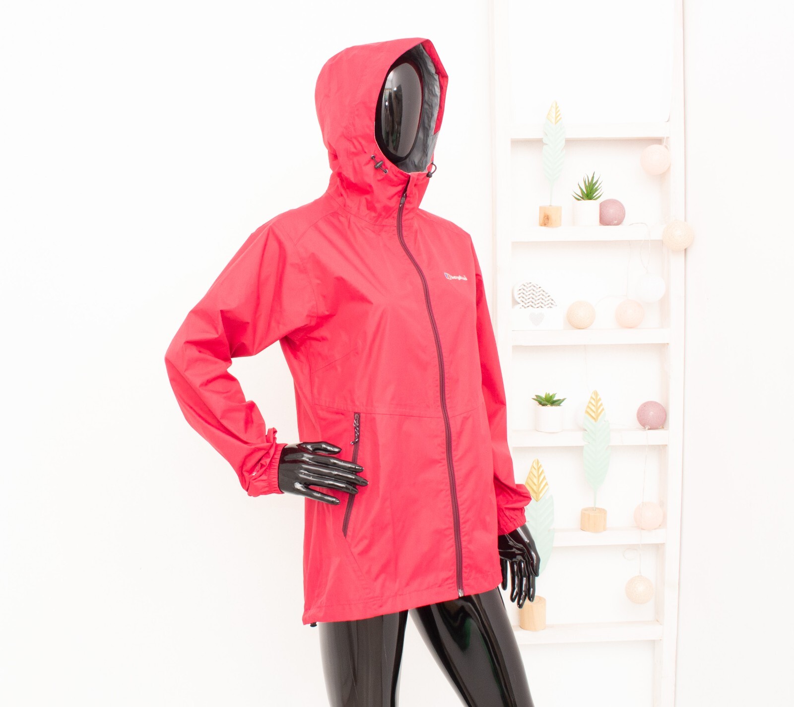 BERGHAUS Hydroshell Jacket Stormcloud Ladies Pink… - image 6