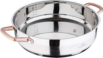 Bergner INFINITY Chef Pfanne 6 Liter Induktion 32 cm Silber - Gold