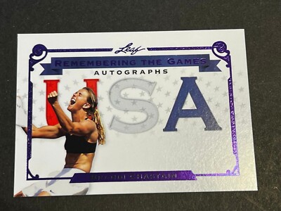 2011 Leaf Legends PURPLE BLANK BACK PROOF MISSING AUTO & #/1 Brandi Chastain USA