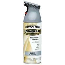 6PK RUST-OLEUM UNIVERSAL PAINT GLOSS SLATE GR...