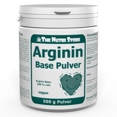 Arginin Base Pulver 500 g ohne weitere Zusätze - PZN 16902319