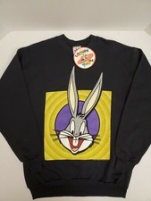 Vintage NWT 1995 Looney Tunes Warner Bros. Bugs Bunny Sweatshirt USA RARE Medium