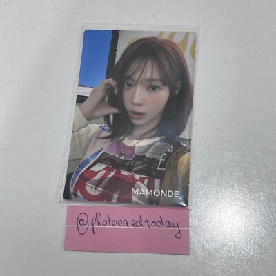 WINTER AESPA X MAMONDE PHOTOCARD EVENT OFFICIAL | eBay