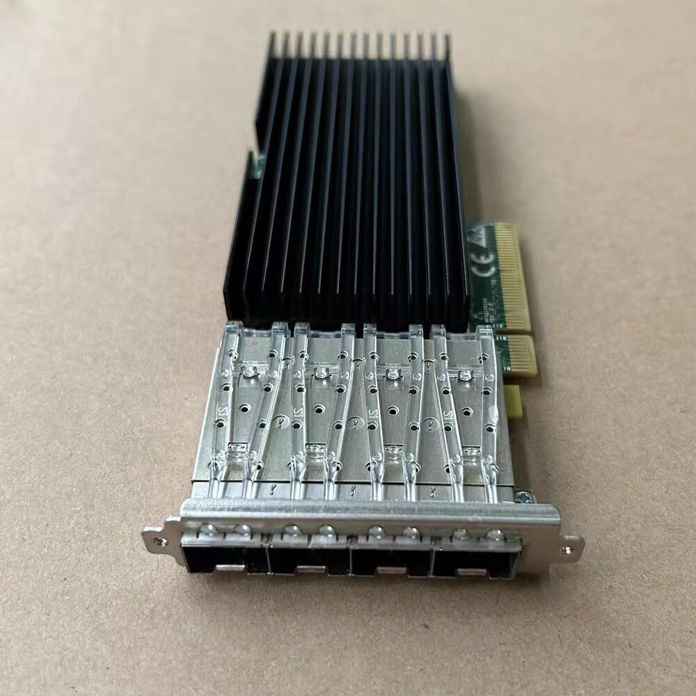 Intel X520-DA4 Four Port 10 Gigabit Network Card 4x 10Gbs SFP 82599ES ...