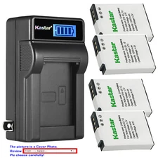 Kastar Battery LCD Wall Charger for Nikon EN-EL12 & Nikon Coolpix S9300 Camera