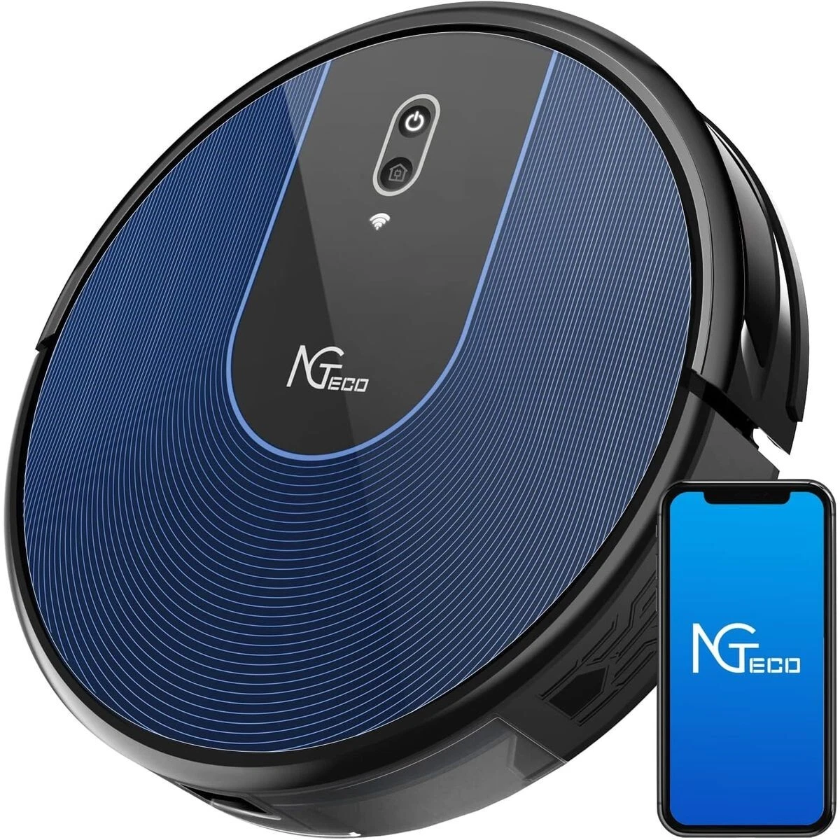 New Wi-Fi Robot Vacuum Cleaner–2500Pa Suction, Pet-Friendly, Alexa Compatible
