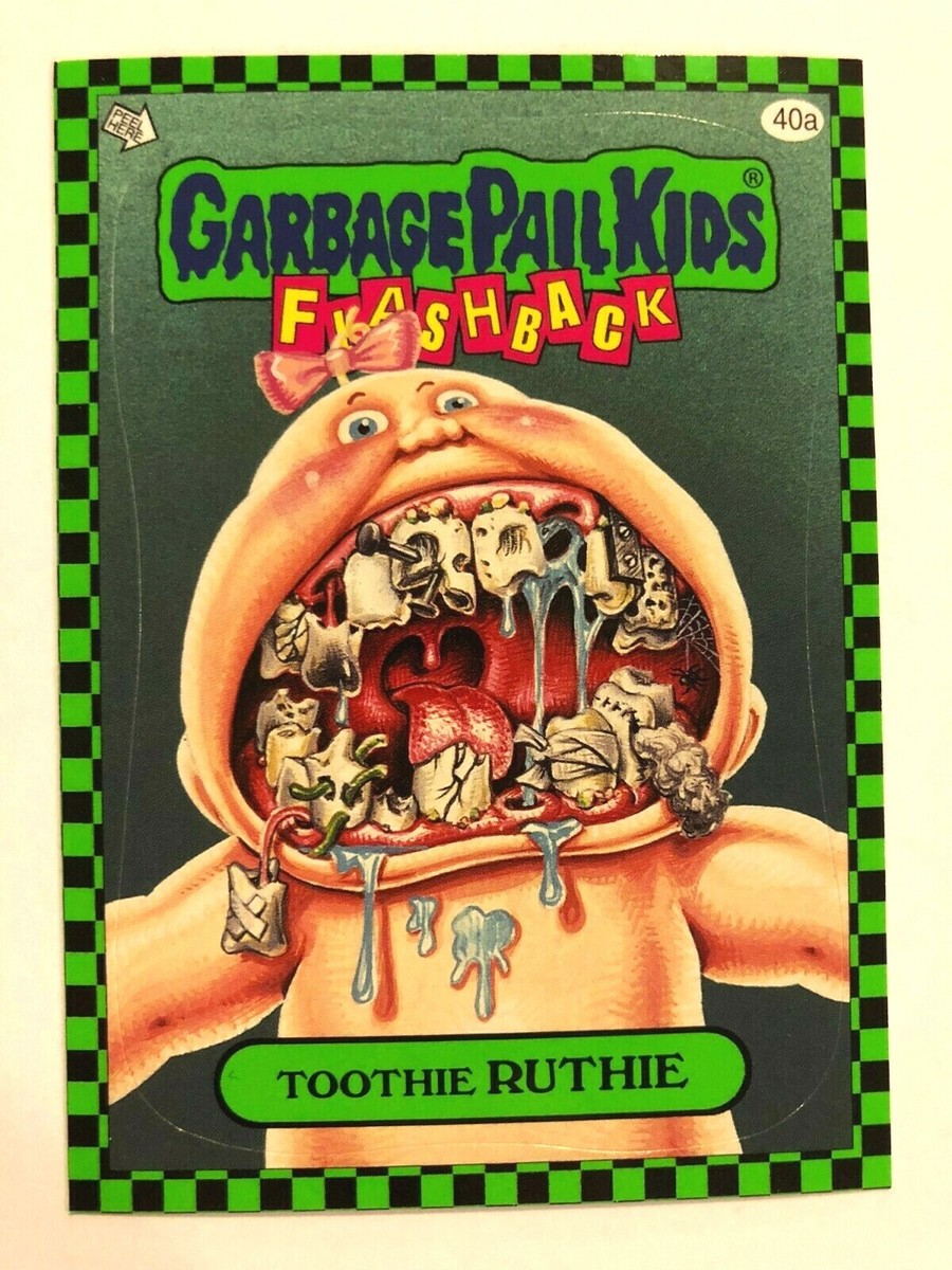 初版　1979年　ジャガーバックス F1グランプリ ポスター付　希少　レア Garbage Pail Kids GPK 2010 Flashback Series 1 GREEN Card/Sticker