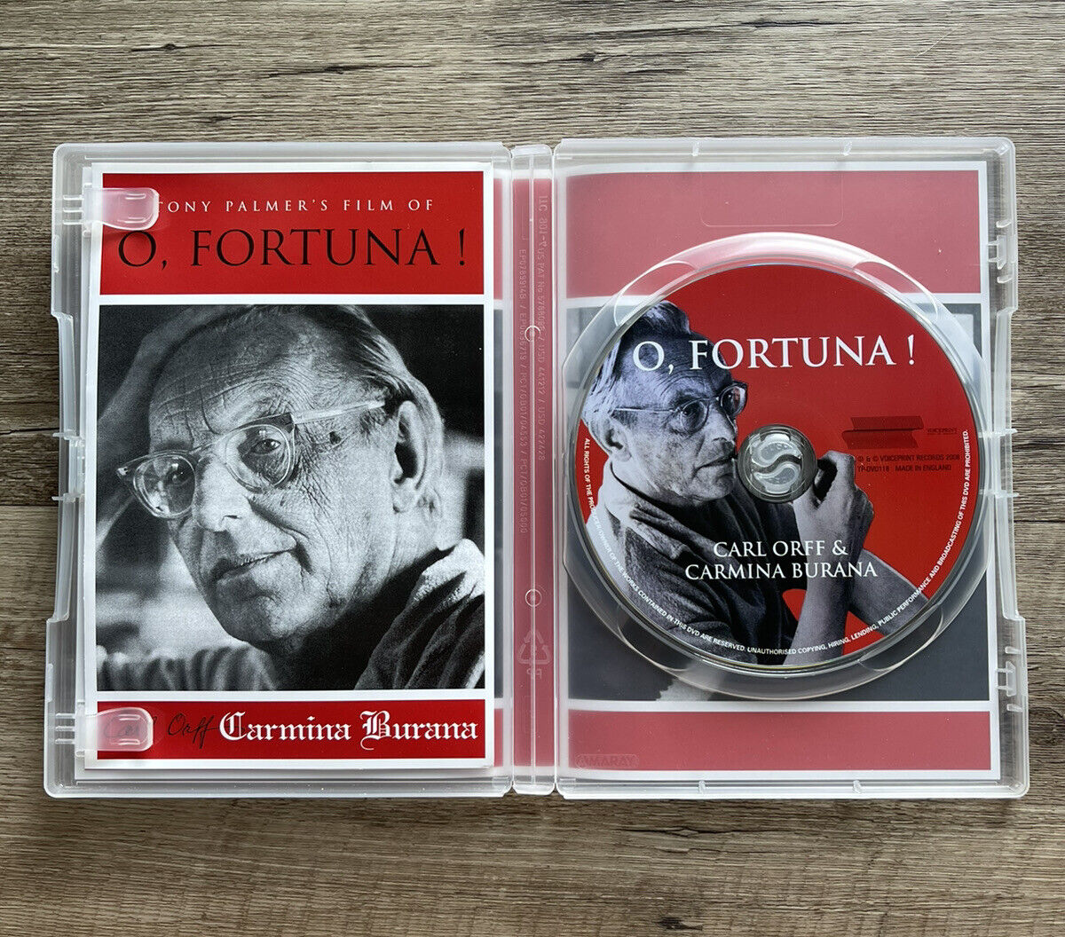 (未使用･未開封品)Film By Tony Palmer [DVD] Tony Palmer's Film of O, Fortuna DVD - Carl Orff, Carmina