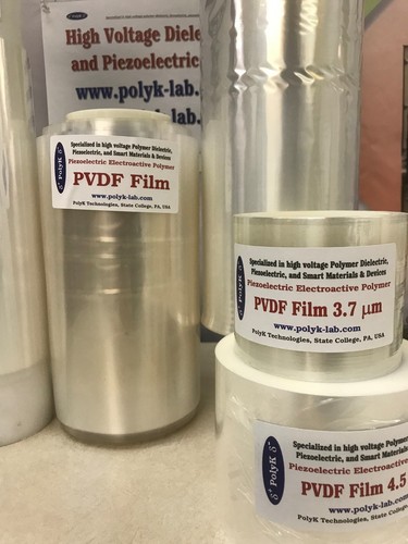 Polyvinylidenfluorid PVDF piezoelektrische Folie gepolt, 12 μm dick, 200x280mm - Bild 6 von 6