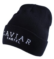 Caviar Cartel Messenger Beanie Black Caviar Cartel Messenger Beanie Black