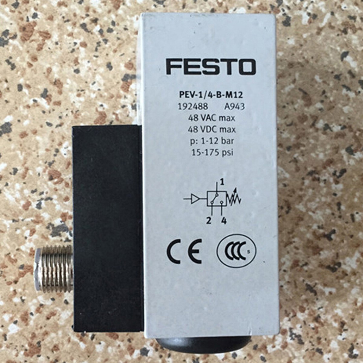 ｙｙａｏｕｅ　 　② New Festo PEV-1/4-B-M12 192488 Pressure Switch Free Shipping PEV1