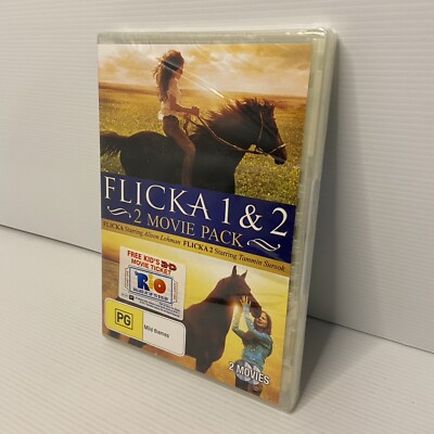 Flicka 1 & 2 Pack (DVD, 2006) Horses Family - Brand New - Region 4