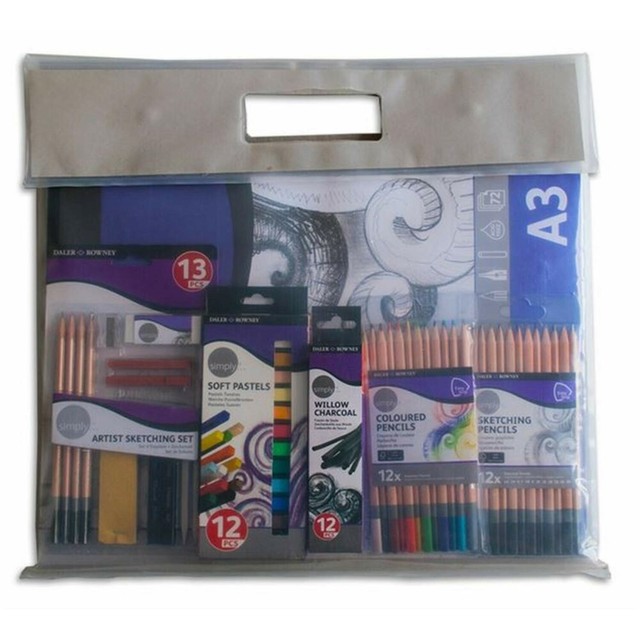 Daler Rowney Simply Sketching Jumbo Art Set for sale online eBay