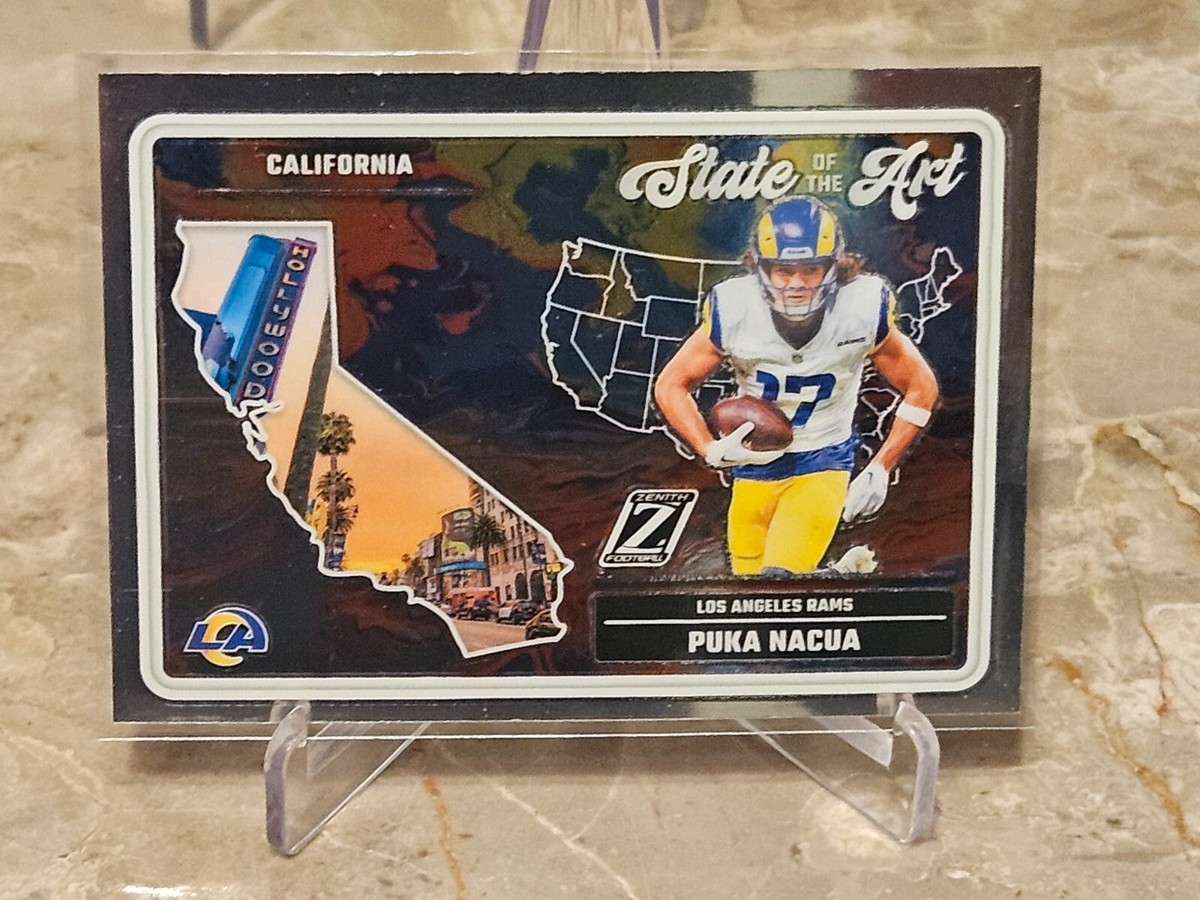 アンシン トレカ アーカイブ展 プラネットカード Puka Nacua 2024 Zenith State Of The Art Insert Rams | eBay