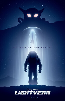 AA2708 Lightyear Film By Angus MacLane 2022 Silhouette Movie Poster 11x17