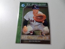 2017 Bowman Draft MLB Draft History Carlton Fisk #MLBD-CF HOF Red-Sox
