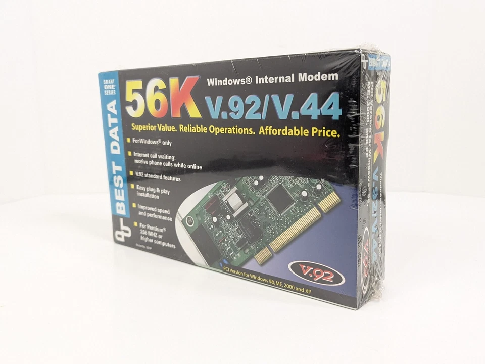 Best Data Smart Ones 56K Windows Internal Modem V.92/V.44 56HP 2004 New - Image 2 of 4