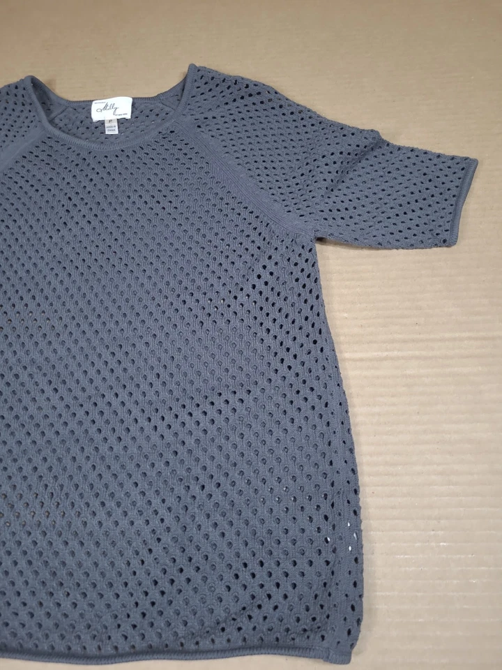 Camisa Pullover MILLY of New York Talla P Elástica Red Top RARA Foto 3 de 4