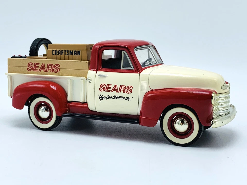 Camioneta Chevrolet Bank 1:25 Spec Cast Sears Craftsman 1952 1/2 tonelada 3100 Foto 2 de 4