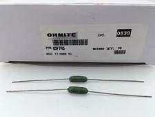 (10 pcs) 83F7R5 Ohmite, 3 Watt 7.5 Ohm 1%, Wirewound (Silicone Coated) Resistor